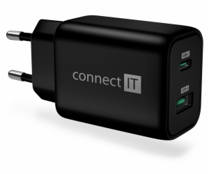 CONNECT IT Wanderer2 GaN nabíjecí adaptér 1×USB-C + 1xUSB...