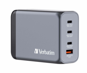 Verbatim GNC-240 GaN Charg. 240W 3xUSB-C PD, 1xUSB-A QC 3...