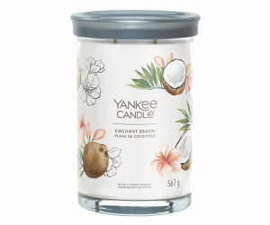 Svíčka ve skleněném válci Yankee Candle, Kokosová pláž, 5...