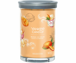 Svíčka ve skleněném válci Yankee Candle, Mangová zmrzlina...