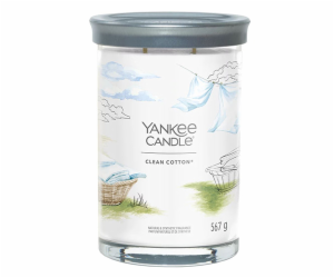 Svíčka ve skleněném válci Yankee Candle, Čistá bavlna, 567 g