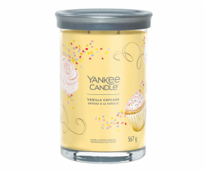 Svíčka ve skleněném válci Yankee Candle, Vanilkový košíče...