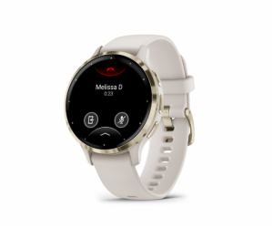 Garmin Venu 3S, Nerezová luneta Soft Gold, pouzdro Ivory,...