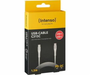 INTENSO C315C, Kábel Type C-TypeC, 1,5m, biely