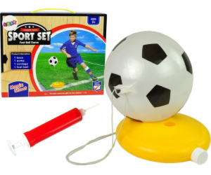 Import leantoys Football Set Ball na provázkové pumpě