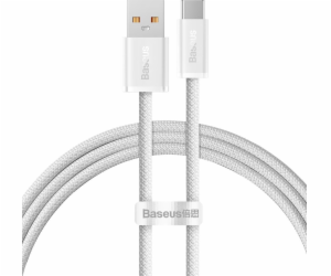 Baseus Dynamic Series USB na USB-C kabel, 100W, 1m (bílý)