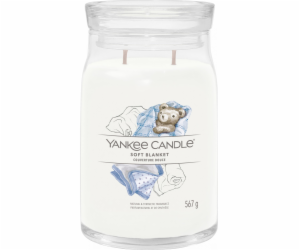 Svíčka ve skleněné dóze Yankee Candle, Jemná přikrývka, 5...