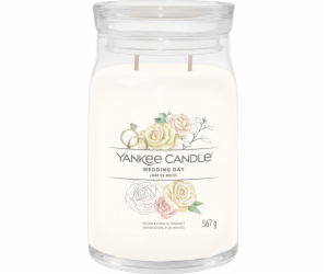 Svíčka ve skleněné dóze Yankee Candle, Svatební den, 567 g