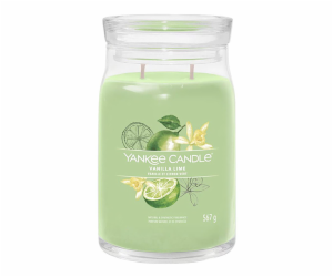 Svíčka ve skleněné dóze Yankee Candle, Vanilka s limetou,...