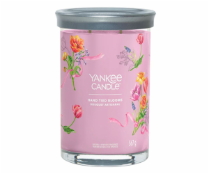 Svíčka ve skleněném válci Yankee Candle, Ručně vázané kvě...