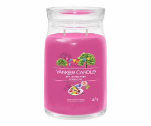 Svíčka ve skleněné dóze Yankee Candle, Umění v parku, 567 g