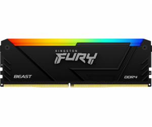 Kingston FURY Beast/DDR4/16GB/3200MHz/CL16/1x16GB/RGB/Black