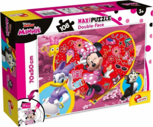 Lisciani Oboustranné puzzle maxi 108 Minnie Mouse