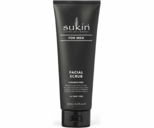 Sukin FOR MEN Přírodní pleťový peeling pro muže, 125 ml