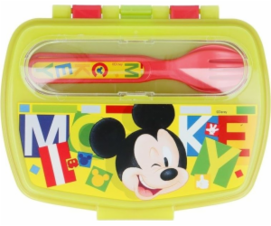 Mickey Mouse - Lunchbox se sadou příborů univerzální