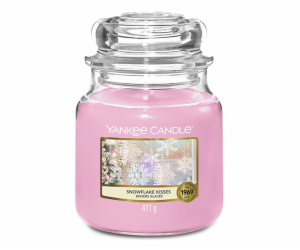 Svíčka ve skleněné dóze Yankee Candle, Polibky sněhové vl...