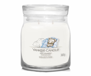 Svíčka ve skleněné dóze Yankee Candle, Jemná přikrývka, 3...