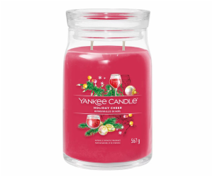 Svíčka ve skleněné dóze Yankee Candle, Vánoční veselí, 567 g