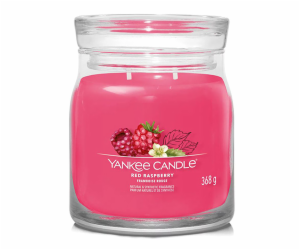 Svíčka ve skleněné dóze Yankee Candle, Červená malina, 368 g