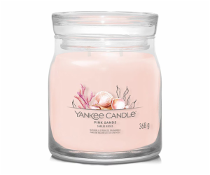 Svíčka ve skleněné dóze Yankee Candle, Růžové písky, 368 g