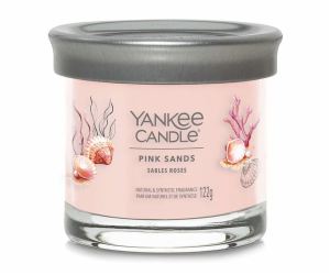 Svíčka ve skleněném válci Yankee Candle, Růžové písky, 122 g