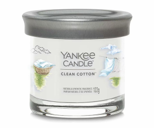 Svíčka ve skleněném válci Yankee Candle, Čistá bavlna, 122 g