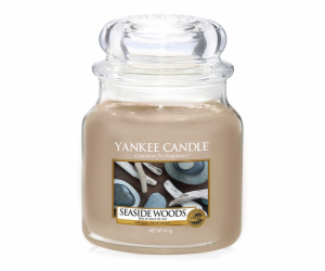 Svíčka ve skleněné dóze Yankee Candle, Přímořská dřeva, 4...