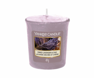 Svíčka Yankee Candle, Sušená levandule a dub, 49 g