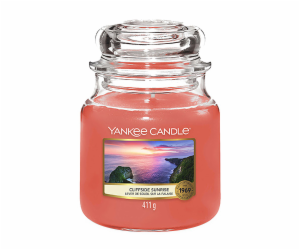 Svíčka ve skleněné dóze Yankee Candle, Východ slunce na ú...