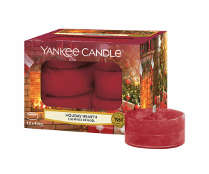 Svíčky čajové Yankee Candle, Sváteční krb, 12 ks