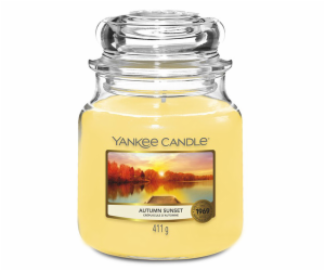 Svíčka ve skleněné dóze Yankee Candle, Podzimní západ slu...