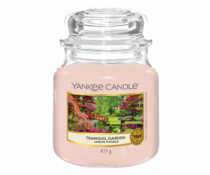 Svíčka ve skleněné dóze Yankee Candle, Tichá zahrada, 410g