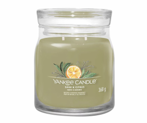 Svíčka ve skleněné dóze Yankee Candle, Šalvěj a citrus, 3...