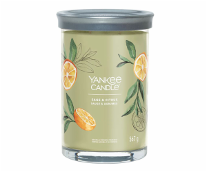 Svíčka ve skleněném válci Yankee Candle, Šalvěj a citrus,...