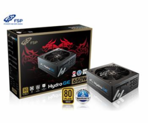 Zdroj FSP HYDRO GE 650W 80PLUS GOLD, modulární