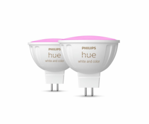 Philips Hue LED Lampe MR16 2pack Set 400lm White Color Amb.