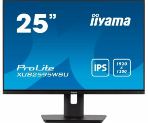 iiyama ProLite/XUB2595WSU-B5/25"/IPS/1920x1200/75Hz/4ms/B...