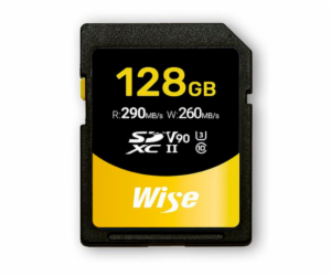 Wise SDXC UHS-II V90       128GB R:290MBs / W:260MBs   WI...