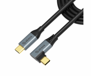 AKASA - Right Angle USB-C 100W PD Charging Cable