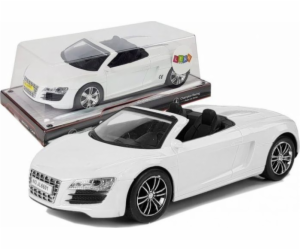 LEANToys natahovací auto kabriolet bílý 1:18