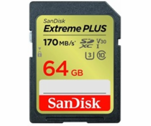 SanDisk SDXC karta 64GB Extreme PLUS (200 MB/s Class 10, ...