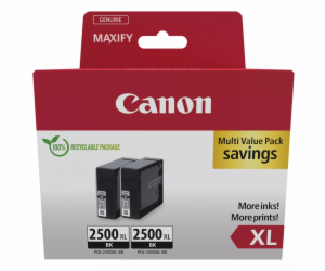 Canon cartridge INK PGI-2500XL/Black/Twinpack / 2500str.