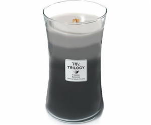 Svíčka Trilogy WoodWick, Hřejivé dřevo, 609.5 g