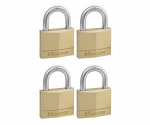 Master Lock Padlock 4 pcs. Set (50mm) 150EURQNOP