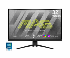 MSI MAG/325CQRXF/31,5"/VA/QHD/240Hz/1ms/Black/2R