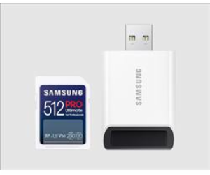 Samsung paměťová karta 512GB PRO ULTIMATE SDXC CL10 U3 V3...