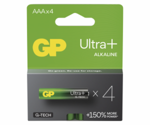 GP Alkalická baterie ULTRA PLUS AAA (LR03)- 4ks