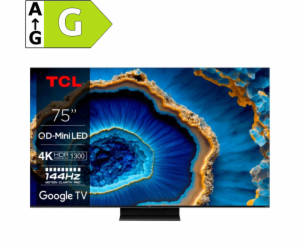 TCL 75C805 TV SMART Google TV QLED/191cm/4K UHD/4000 PPI/...