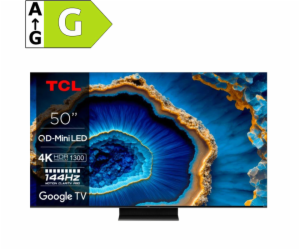 TCL 50C803 TV SMART Google TV QLED/126cm/4K UHD/4000 PPI/...