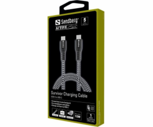 Kabel Sandberg SANDBERG Survivor USB-C-USB-C 1M